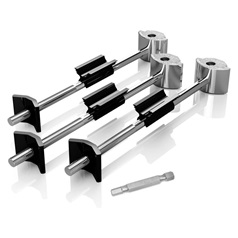 Zipbolt 150mm Worktop Connecting Bolt Pack of 3