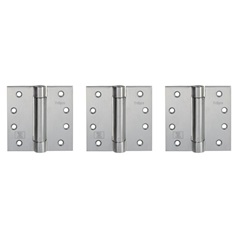 4" Satin Stainless Steel (Pack of 3)