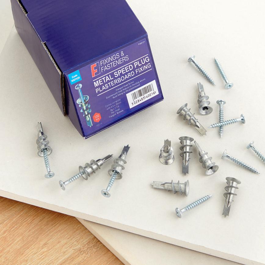 Plasterboard Cavity Fixing BZP 35mm
