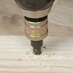 Trend Snappy Countersink and Plug Cutter Drill Bits 4 Piece Set in Use on Timber