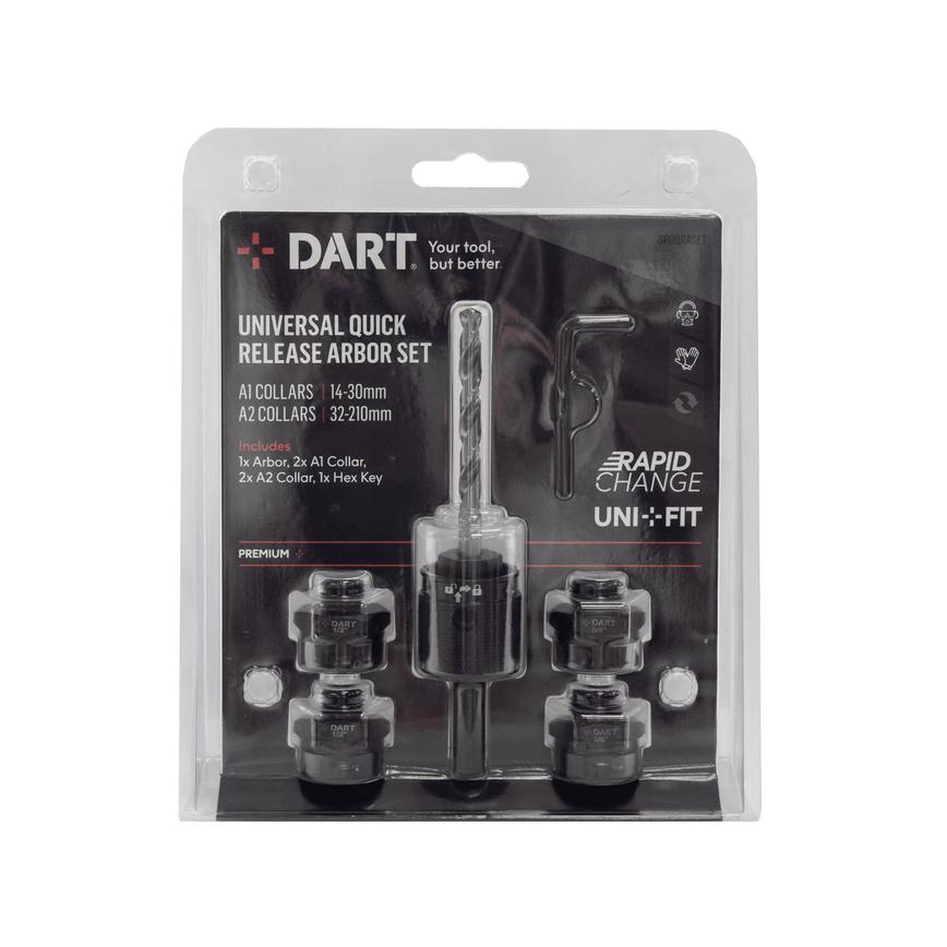 DART Quick Release Arbor Set In Packaging