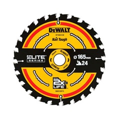 DeWalt Elite 165mm x 20mm 24T Wood Circular Saw Blade
