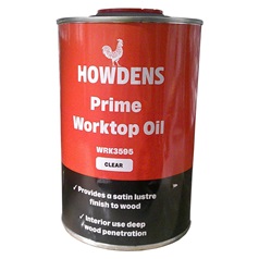 1 Ltr Clear Satin Worktop Oil