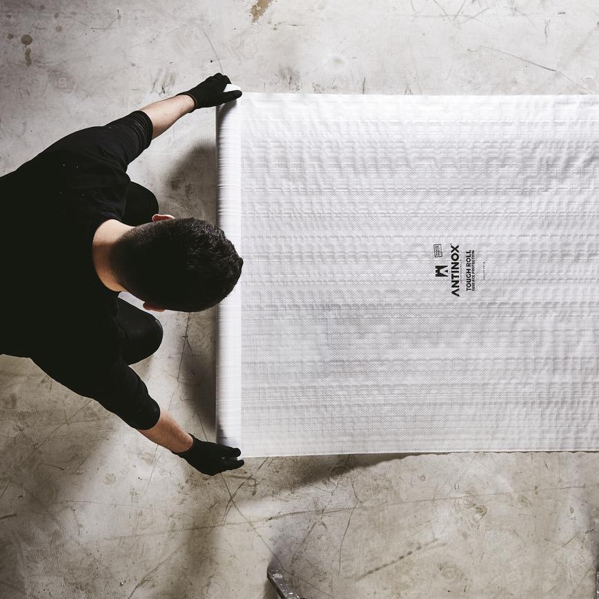 Antinox Woven PP Tough Roll 25m x 1m In Use