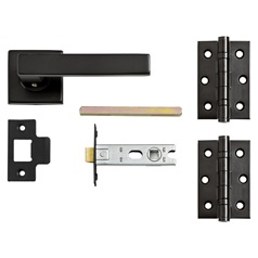 Matt Black Burford Rose Latch Pack