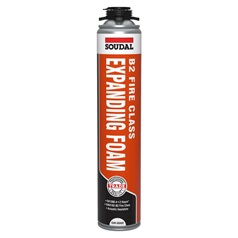 Soudal 128450 750ml Fire Rated Foam Pack of 12