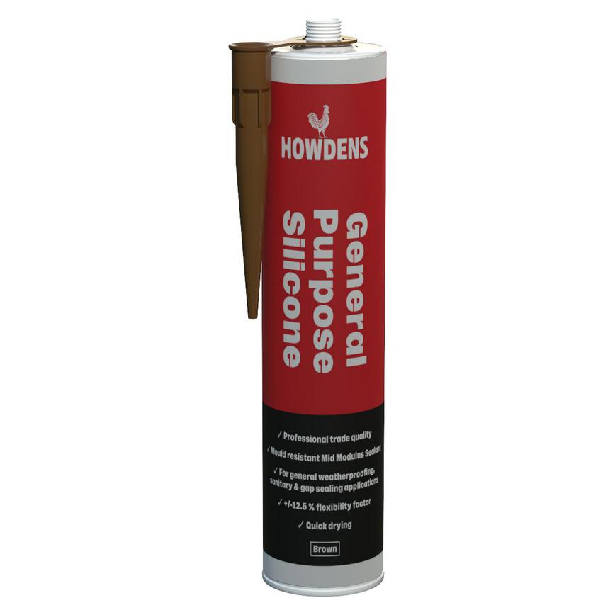 Howdens GAR121 310ml Brown General Purpose Sealant