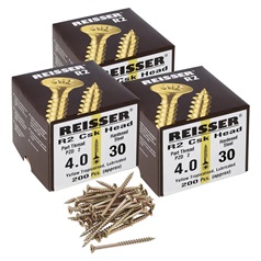 Reisser 4.0 x 30mm Screws