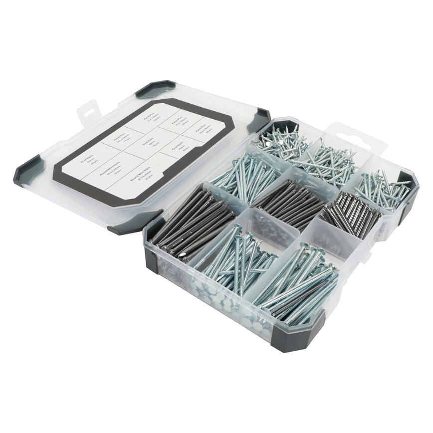 TIMCO Mixed Pins and Nails Open Case