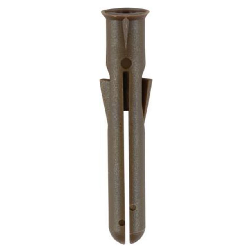 TIMCO 42mm Plastic Plug Brown