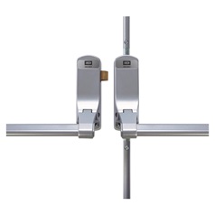Union Exisafe Rebated Double Door Set - Silver