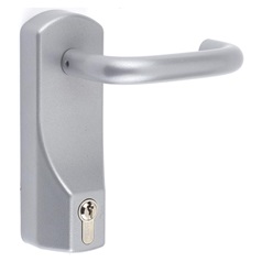 Union Outside Access Lever - Silver