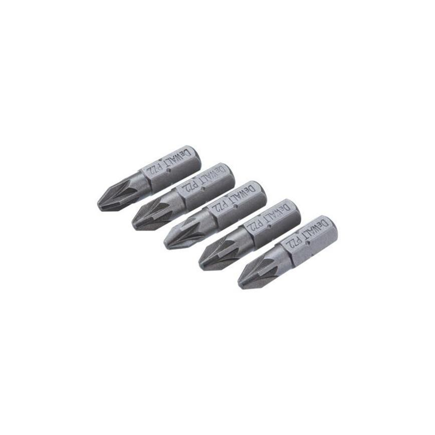 DeWalt PZ2 Steel Pozi Screwdriver Bit Pack of 25 Selection No Box