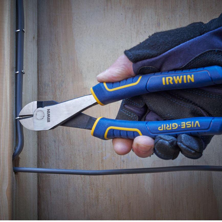 Irwin Vise-Grip 200mm Diagonal Cutting Pliers Cutting Metal Clips