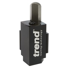 Trend HSS Corner Chisel Black