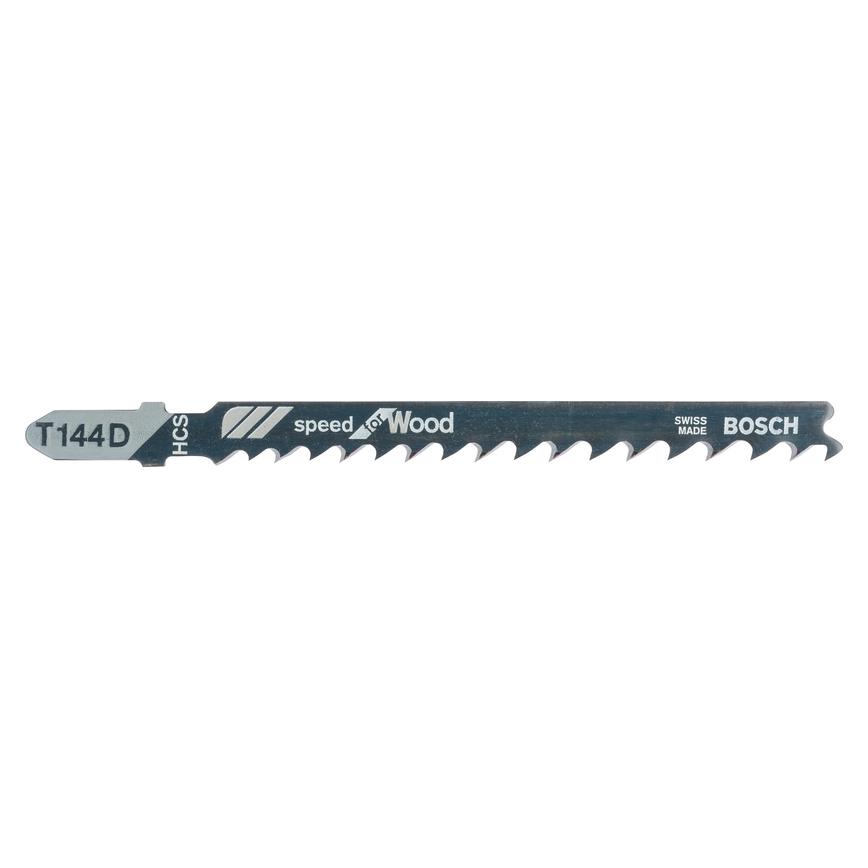 Bosch T144D Jigsaw Blades T-Shank - Pack of 5