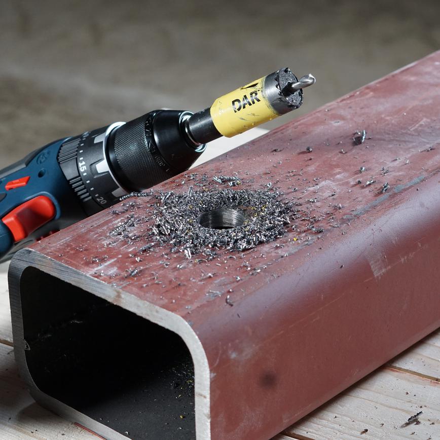 DART Holesaw in use