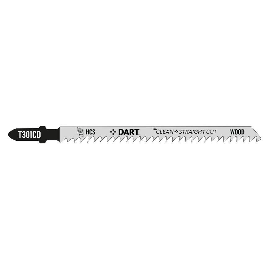 DART T301CD Wood Cutting Jigsaw Blade 5pk