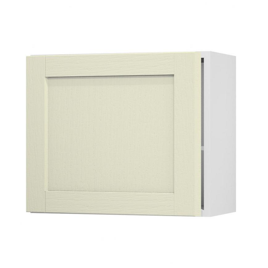 Allendale Antique White 600 Tall Integrated Microwave Topbox Door Open