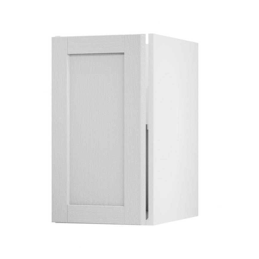 Allendale Dove Grey 400 Full Height Door Open