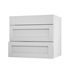 Allendale Dove Grey 800 Pan Drawer Door Open