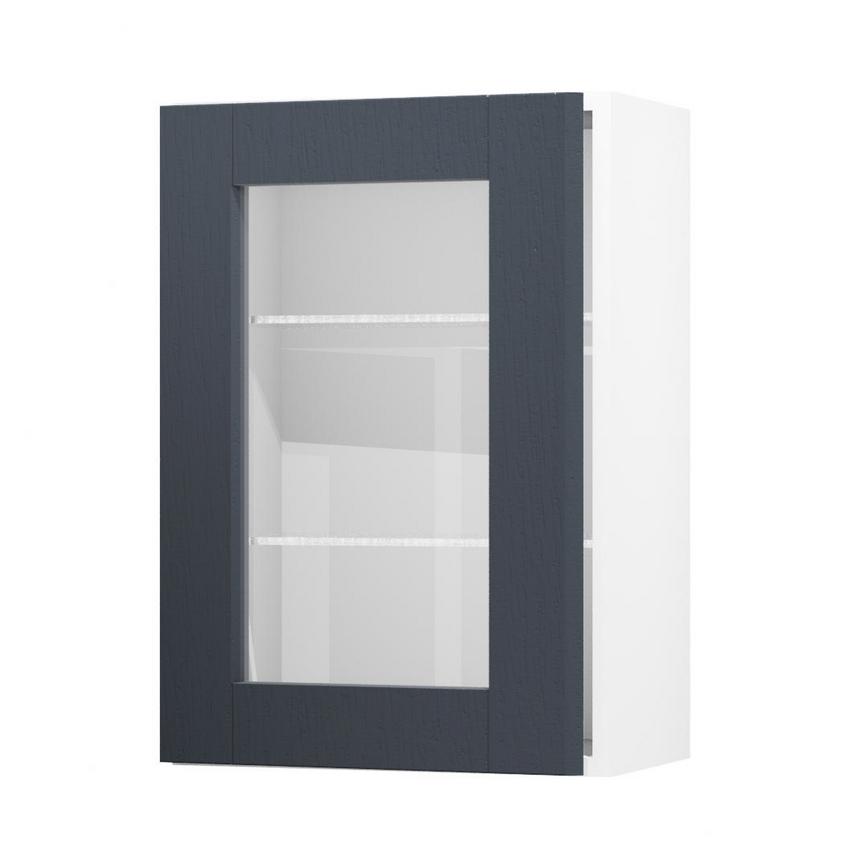 Allendale Navy 500 Full Height Glass Door Open