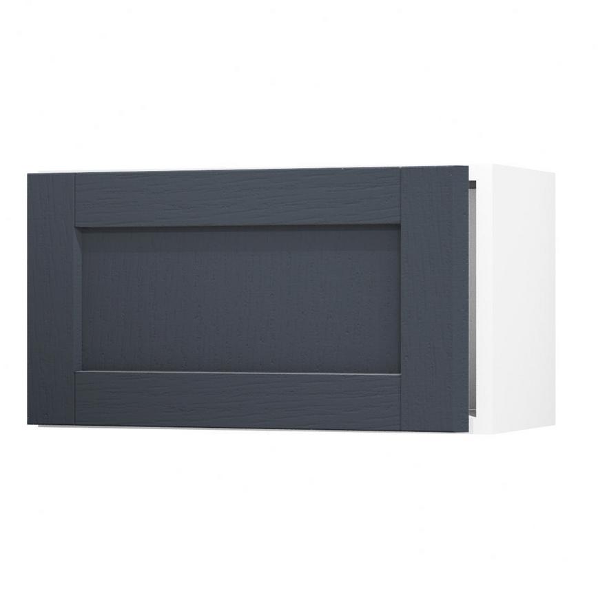 Allendale Navy 600 Integrated Microwave Topbox Door Open