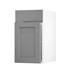 Allendale Slate Grey 400 Standard Door Open