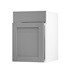 Allendale Slate Grey 500 Standard Door Open