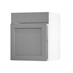 Allendale Slate Grey 600 Standard Door Open