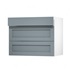 Allendale Dusk Blue 900 Drawer Door Open