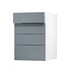 Allendale Dusk Blue 500 Deep Drawer Door Open