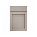 Allendale Pebble 500mm x 557mm Door Front Shown Closed from the Front as Part of a Door and Drawer Unit