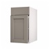 Allendale Pebble 400mm x 557mm Door Front Shown Open at an Angle as Part of a Door and Drawer Unit