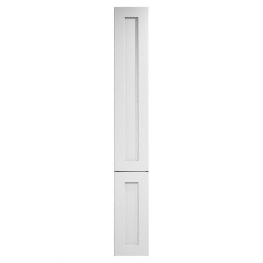 Chelford White Paintable 300 Larder Door
