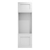 Chelford White Paintable 600 Appliance Tower Fascia Door