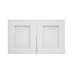 Chelford White Paintable 800 Double Belfast Sink Door