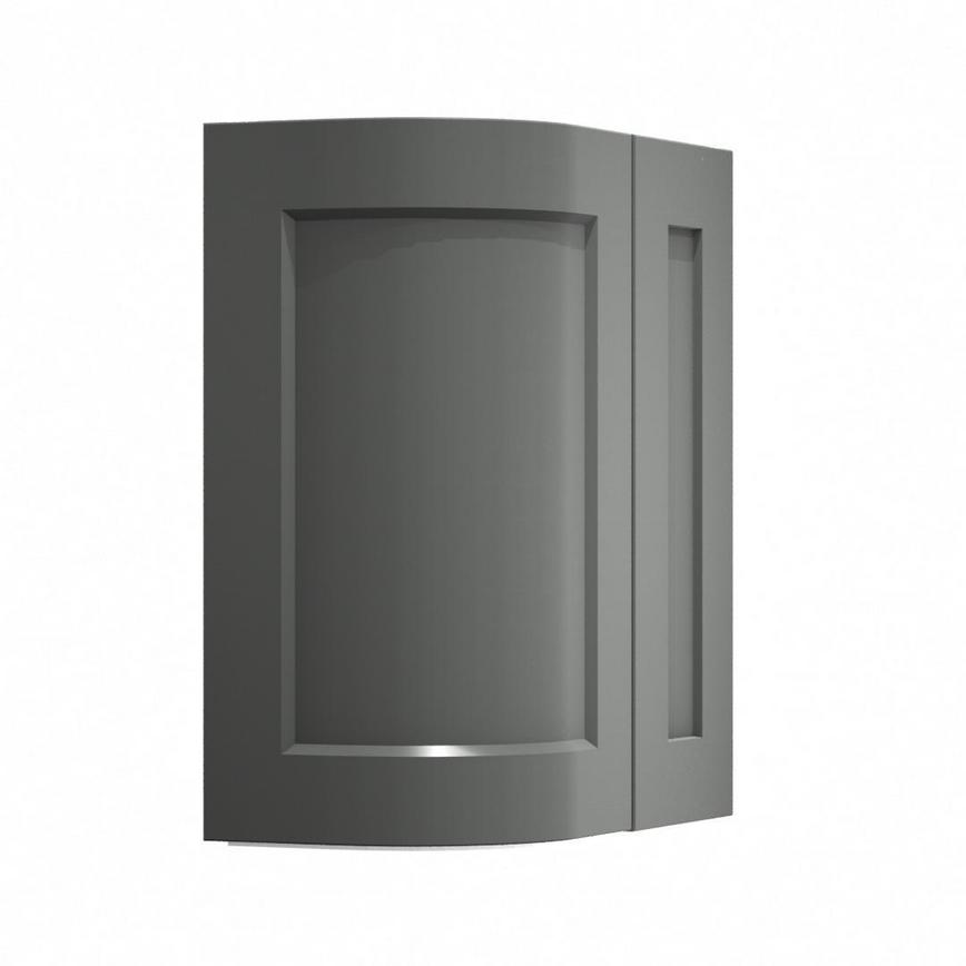 Chelford Charcoal Curved Base Wall Door Open