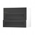 Chelford Charcoal 900 Pan Drawer Door Open