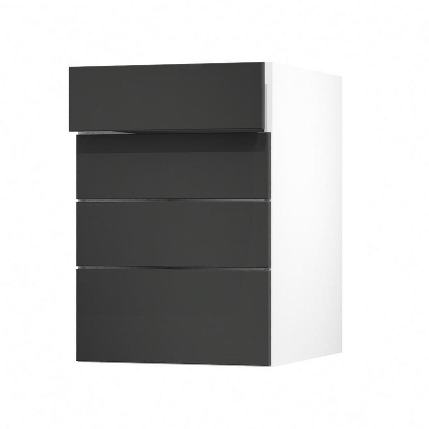 Chelford Charcoal 500 Drawer Door Open