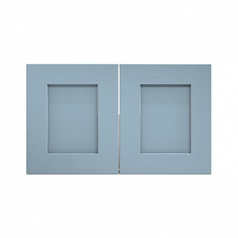 Chelford Dusk Blue 800 Double Belfast Sink Door