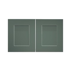 Chelford Fir Green 800 Double Belfast Sink Door
