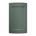 Chelford Fir Green Curved Base Wall Door