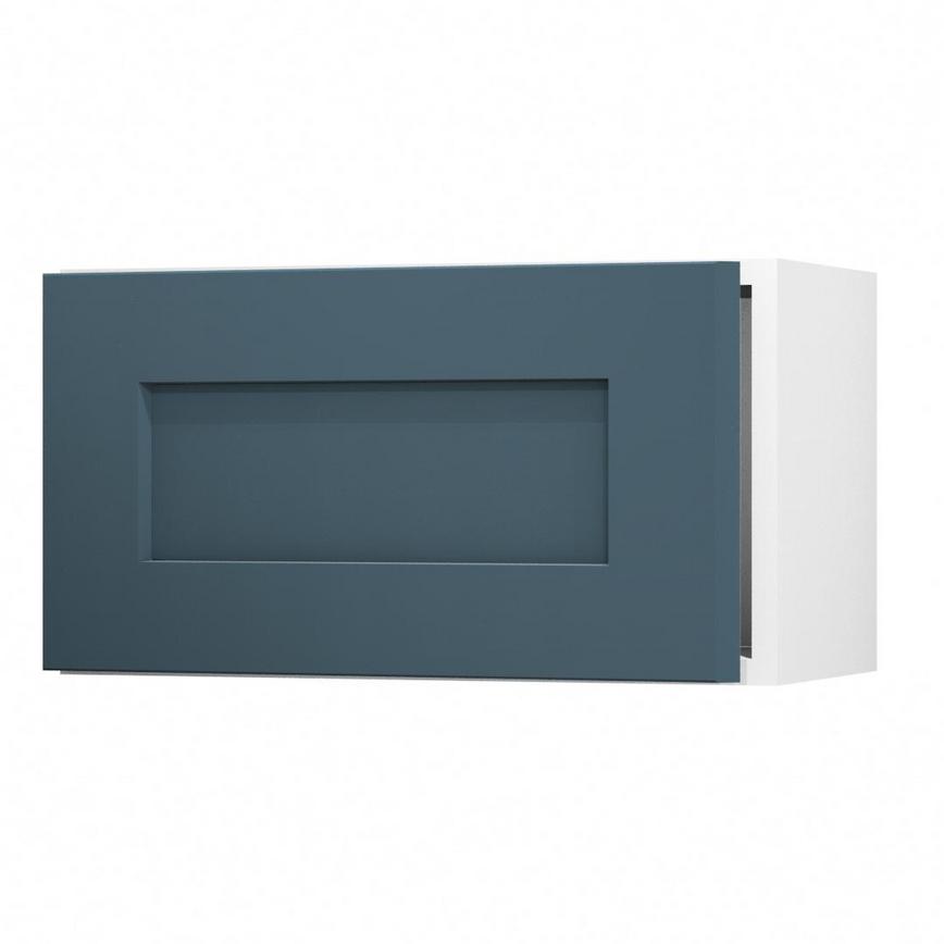 Chelford Marine Blue 600 Integrated Microwave Topbox Door Open