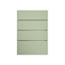 Chelford Reed Green 500 Deep Drawer Door