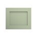 Chelford Reed Green 600 Tall Integrated Microwave Topbox Door