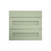 Chelford Reed Green 800 Drawer Door