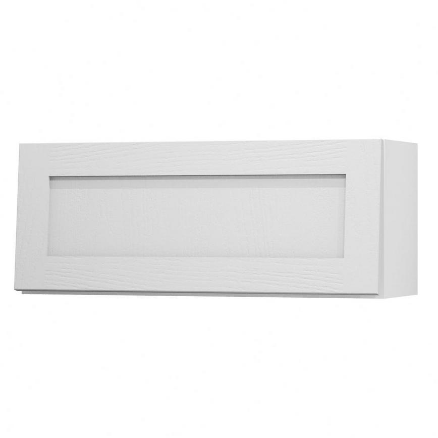 Chilcomb Dove Grey 900 Half Height Door Open