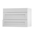 Chilcomb Dove Grey 1000 Fridge Freezer Wall Door Open