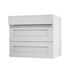 Chilcomb Dove Grey 800 Drawer Front Open